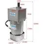 Bemonoc High Torque AC Motor 110V 50/60HZ 54 RPM Variable Speed Gear Reducer Motor 200Watts Output Shaft Dia 18mm