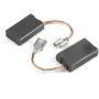 uxcell 1 Pair Carbon Motor Brushes Spare Part Power Tool 6.2mm x 16mm x 26mm