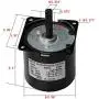 60KTYZ Synchronous Gear Motor 30RPM Dual Bearing AC Motor CW/CCW Control 115V 60Hz 10W
