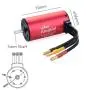 KingVal Replacement 3670 2650KV Waterproof Brushless Motor Shaft 5mm Compatible with 1/8 RC Car