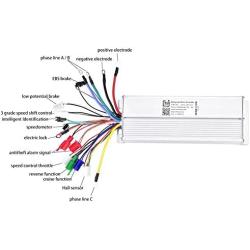 Brushless Motor Controller,Electric Motor Controller Brush DC Motor Speed Control For Electric Tricycle Scooter Bicycle (60V 1500W) brushless motor controller