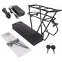 Jieoto E-Bike Battery Rear Carrier 36V 18AH with USB Port 2A Charger, Lithium Electric Bike Battery Suitable for 250W/350W/500W/800 Motors, More Suitable for Modification.