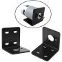 GIAPINST Motor Bracket Fixed Seat High Hardness Fixed Base Right Angle Metal Motor Bracket with Screws for NO. 775 Motor Accessories