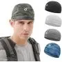 Cooling Skull Cap Helmet Liner for Men Sweat Wicking Skull Caps for Cycling, Motorcycle, Running, Fits Under Helmets