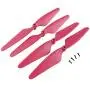 Upgrade Motors Main Blade Propellers for Hubsan H502E H502S Drone Replacement CCW CW with Metal Gear RC Quad Copter Spare Parts Set (Red)