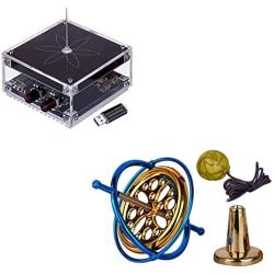 Joytech Bluetooth Music Tesla Coil Precision Gyroscope Metal Anti-Gravity Spinning Top SS08-AG002