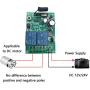 JQDML Remote Controller for 12V/24V Linear Actuator Rated Power 60W Color White Applicable to DC Motor