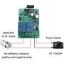 JQDML Remote Controller for 12V/24V Linear Actuator Rated Power 60W Color White Applicable to DC Motor