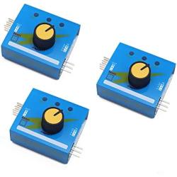 Teyleten Robot RC Servo Tester 3CH Digital Multi ECS Consistency Speed Controller Checker Tester Master Adjustment Steering Gear for RC Helicopter Car Boat 3pcs