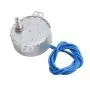 Homeswitch Metal TYC-50 Double Flat Shaft CW/CCW Undirectional Speed Reduction Synchronous Motor AC110V 4-5RMP Silver