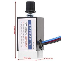 Universal Motor Speed Controller Switch, 12V/24V Motor Driver Controls Module DC Motor Speed Controller Switch for Car Truck