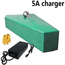 Jieoto Lithium Battery Pack 24V 48AH Ebike Lithium Battery Pack Electric Bike Battery with Charger, for 200W ~ 500W Motor Electric Bike Motorcycle Scooter