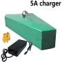 Jieoto Lithium Battery Pack 24V 48AH Ebike Lithium Battery Pack Electric Bike Battery with Charger, for 200W ~ 500W Motor Electric Bike Motorcycle Scooter