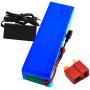 Jieoto 48V 10Ah 13S 3P Lithium-ion Battery Pack 10000mAh Electric Bike Li Battery Fit for 200W 250W 350W 500W 750W 1000W Motor with Charger for Golf Cart Electric Scooter Tricycles