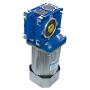 Bemonoc 120W 110V 50/60HZ Low RPM 18rpm High Torque AC Worm Gear Reducer Motor with Speed Controller CW CCW Reducer Ratio 1:80 Output Shaft Diameter 14mm