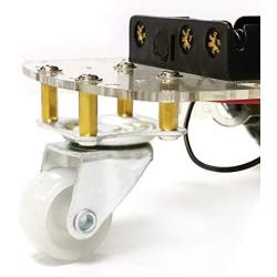 The perseids DIY Robot Smart Car Chassis Kit with Speed Encoder, 2 Wheels and Battery Box (2 Wheels)