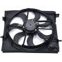 Radiator Cooling Fan Assembly Compatible with Nissan Rogue Sport 2017 2018 2019 2.0L # 214816MA0A