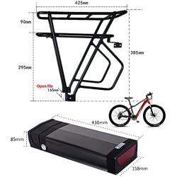 Wnicek 48V 36V Ebike Battery 12AH 15AH 18AH 20AH 22.5AH 24AH 25AH 27AH 30AH 33AH Lithium-Ion Electric Bike Battery Pack for 200W to 1000W Bike Motor for Mountain Bicycle Cross Bike