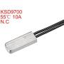 uxcell KSD9700 Thermostat, 55℃ Normally Close Temperature Switch Thermal Switch, N.C 10A Metal Temperature Controller 2pcs