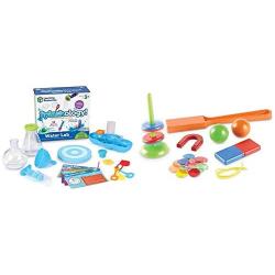 Learning Resources Splashology! Water Lab Science Kit, STEM Playtime, Water Activities, 19 Pieces, Ages 3+ & STEM Explorers: Magnet Movers, 39 Pieces