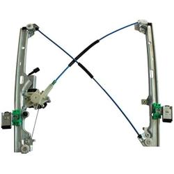 Silverado Front Power Window Regulator with Motor Assembly Compatible with Silverado Tahoe Suburban Avalanche 1500 2500 3500 00-06 Cadillac Escalade 02-06 GMC Yukon XL