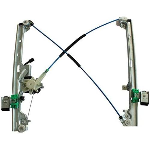 Silverado Front Power Window Regulator with Motor Assembly Compatible with Silverado Tahoe Suburban Avalanche 1500 2500 3500 00-06 Cadillac Escalade 02-06 GMC Yukon XL