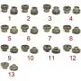 Vehicles-OCS Aluminum Alloy Durable 18T-30T Replacement Drift Motor Pinion Gears Hardcoated Hole Model Parts Hobby RC Car Teeth Vehicles-OCS - (Color: 23T)