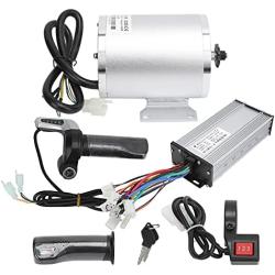 BTER Electric Brushless DC Motor Kit, 48V 2000W 4500rpm High Speed Brushless Motor Controller with 34A Controller and Throttle, Professional Electric Scooter Motor for Electric Scooter, E-Bike