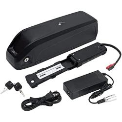 36V 18Ah E-Bike Lithium Ion Battery, with 42V 2A Charger, Built-in BMS, Waterproof Replacement Battery Pack, Ideal for 200-700W Motors