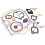 ITACO Gasket Set Kit Head Gasket Assy 714870-91600 for Yanmar L48 L40 Chinese 170F 170FA 4HP Diesel Motor Engine