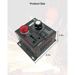 AC 110v 4000w Variable Fan Speed Controller Variable Voltage Regulator Adjustable Voltage Controller