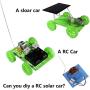 Science Experiment Educational STEM Building Kit DIY Solar RC Car DC Wind Power Generator Generation Model Solar Energy Hand Crank Generator Assemble Gears Set Electric Motor