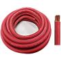 WNI 1/0 Gauge 10 Feet Red 1/0 AWG Ultra Flexible Welding Battery Copper Cable Wire - Made In The USA - Car, Inverter, RV, Solar