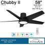 Minka Aire F782L-CL Chubby II 58