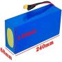 Jieoto 48V Lithium-ion Electric Bike Battery 8.8AH 11AH 13.2AH 15.4AH 17.6AH 19.8AH 22AH Large Capacity Lithium Battery Fit for 1000W 750W 500W 350W 250W 200W E-Bike Motor