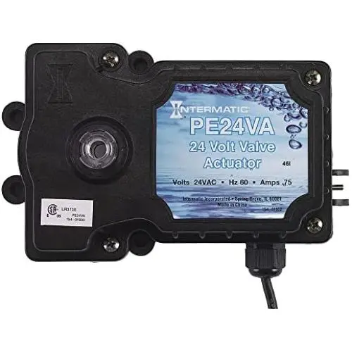 Intermatic PE24VA Valve Actuator, Black