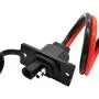 Adaptateur SAE Apoi pour Panneaux Solaires, Support Mural Socket, Connexion Rapide Étanche SAE 12AWG, Adaptateur Montable sur Équerre - Adaptateur Mâle vers Mâle Adaptateur SAE Apoi pour Panneaux Solaires, Support Mural Socket, Connexion Rapide Étanche SAE 12AWG, Adaptateur Montable sur Équerre - Adaptateur Mâle vers Mâle