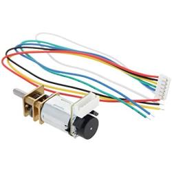 Jutagoss 1Pcs Miniature Gear Motor GA12-N20 DC Gear Motor 12V 300RPM Encoder Speed Velocity Measurement Mini Car Balance Motor