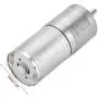 Metal Gear Motor,1Pcs 25mm DC 5-12V 25GA-370 Gear Reduction Motor Large Torque Gear Box Motor for DIY (9#)