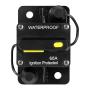 60 Amp Breaker 12V-48V Marine Circuit Breaker with Manual Reset Switch for Car Audio RV Marine Boat Truck Trolling Motors Waterproof