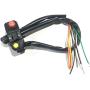 LED Light Motorcycle Handlebar Horn Turn Signal Light Controller Switch 3 Function Mount