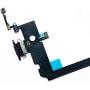 Johncase OEM Charging Port Dock Connector Flex Cable + Microphone + Vibrating Motor Buckle Replacement Part Compatible for iPhone Xs MAX All Carriers (Black)