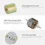 Greartisan DC 12V 200RPM Gear Motor High Torque Electric Micro Speed Reduction Geared Motor Centric Output Shaft 37mm Diameter Gearbox