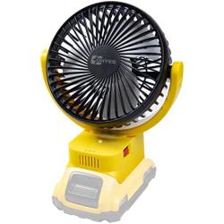 Cordless Jobsite Fan For DeWALT 18V 20V Max 60V Flex Battery Brushless Motor With USB A+C Fast Charging For Camping Workshop and Construction Site(Battery not included)