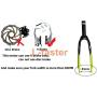 L-faster 24V36V Electric Bike Brushless Gear Motor with Controller 83mm Width High-Speed Hub Motor Light Bicycle Spoke Motor Control Unit