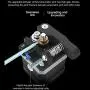 Creality Ender 3 Metal Extruder Kit with 42-40 Stepper Motor, 3D Printer Parts Aluminium Alloy Filament Feeder Bowden Extruder and 42-40 Stepper Motor for Ender 3 V2/Ender 3 Max/Ender 3 Pro (Black)