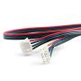 Magic&shell 4pcs 1M HX2.54 4pin to 6pin White Terminal Cable Connector for 3D Printer Stepper Motor