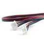 Magic&shell 4pcs 1M HX2.54 4pin to 6pin White Terminal Cable Connector for 3D Printer Stepper Motor