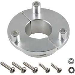 UAUS Silver 36mm CNC Adaptor For 1.5 Inch 66cc 80cc Motorized Bike Bicycle