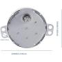 Synchronous Synchron Motor,Turntable motor,Cuptisserie motor,Turner motor with 7mm Flexible Coupling Connector Lamp Cord 50/60Hz AC100~127V 4W CCW/CW For Hand-Made, School Project, Model(2pcs 5-6RPM)